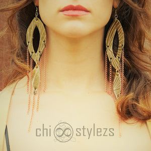 Chi Drops Handcarved avec Chains