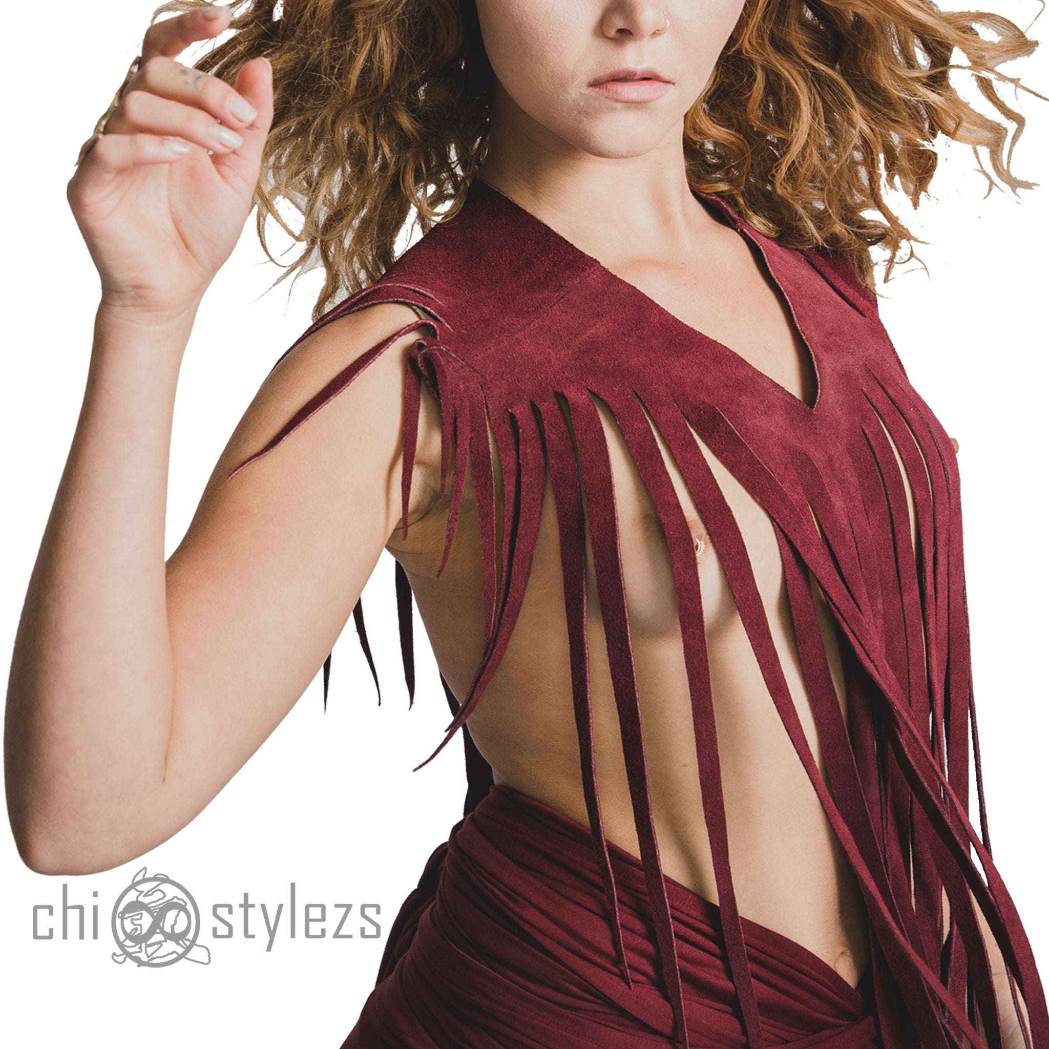 Chi Fringe Poncho