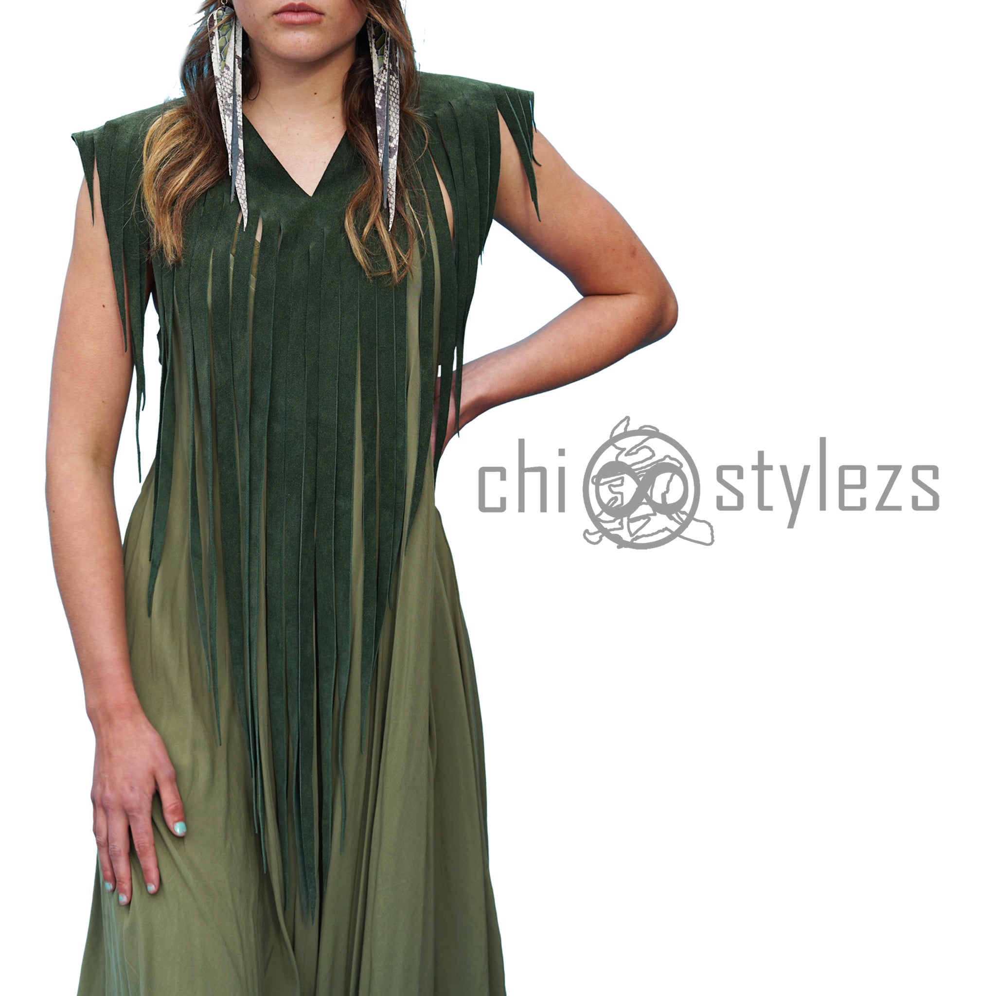 Chi Fringe Poncho